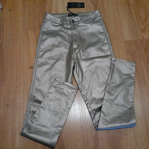JC & JQ Jegging High Rise Metallic Jeans NWT - Picture 2 of 3
